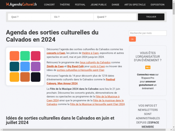 14.agendaculturel.fr