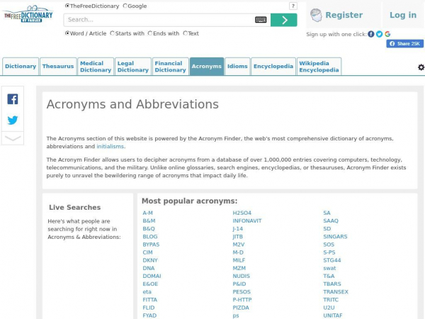 acronyms.thefreedictionary.com