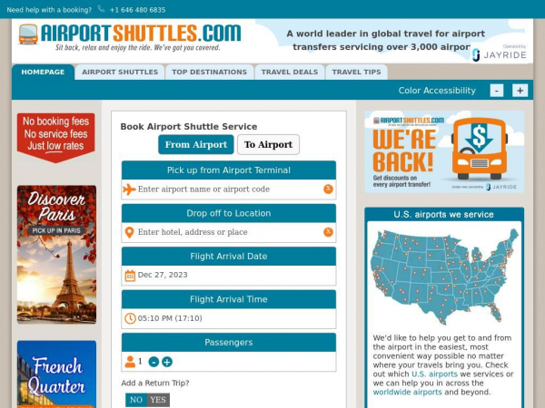 airportshuttles.com