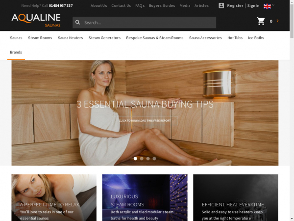 aqualinesaunas.co.uk