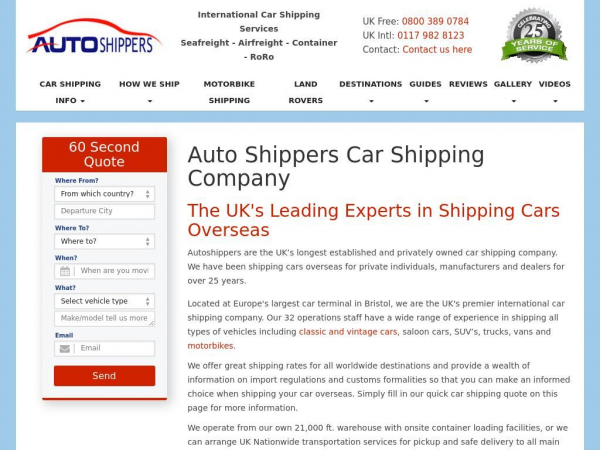 autoshippers.co.uk