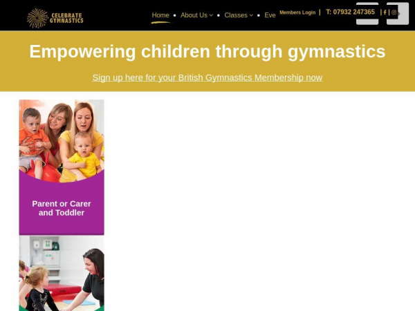 celebrategymnasticsclub.com