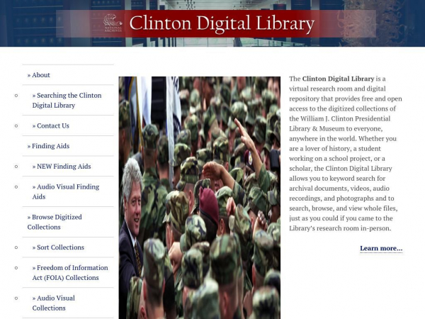 clinton.presidentiallibraries.us