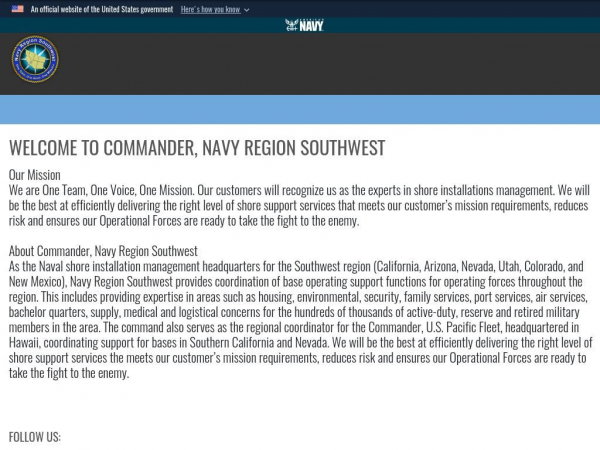 cnrsw.cnic.navy.mil
