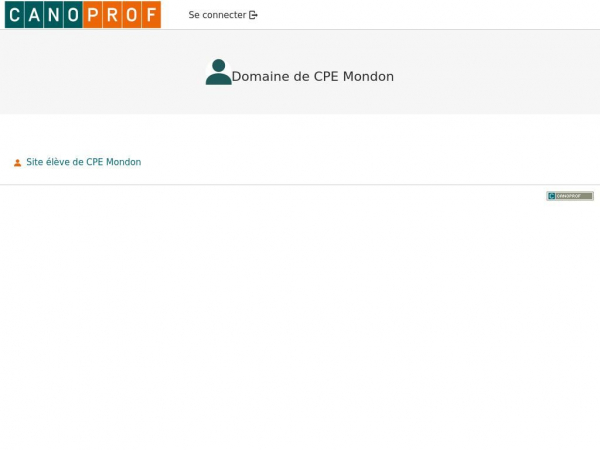 cpe-mondon.canoprof.fr