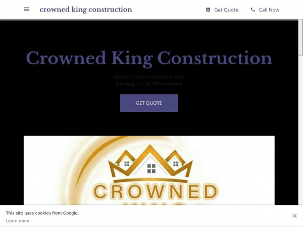 crownedkingconstruction.org