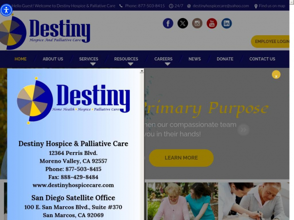 destinyhospicecare.com