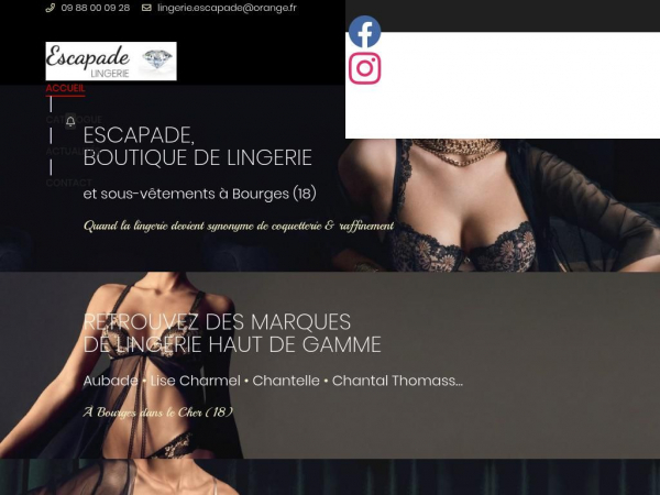 escapade-lingerie-bourges.com