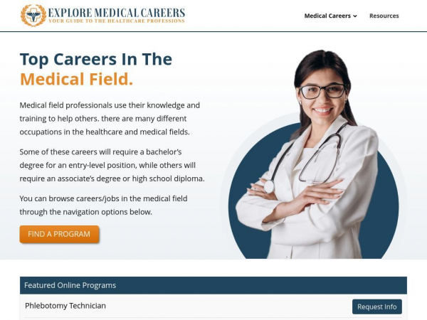 exploremedicalcareers.com