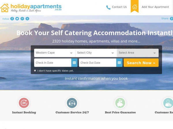 holidayapartments.co.za