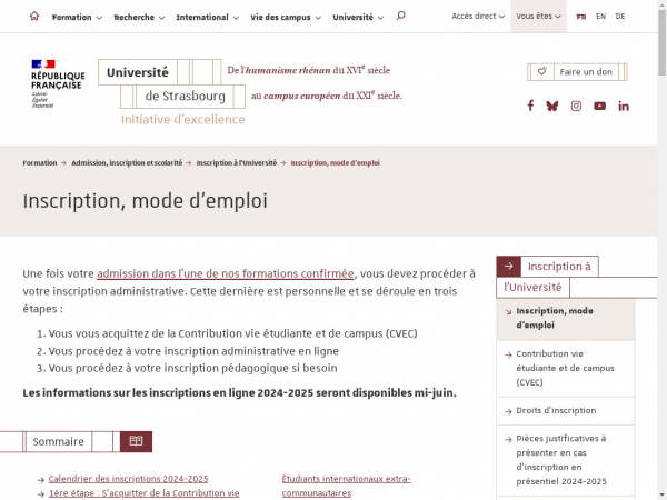 inscriptions.unistra.fr