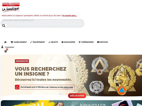 laboutiqueofficiellepompiers.fr