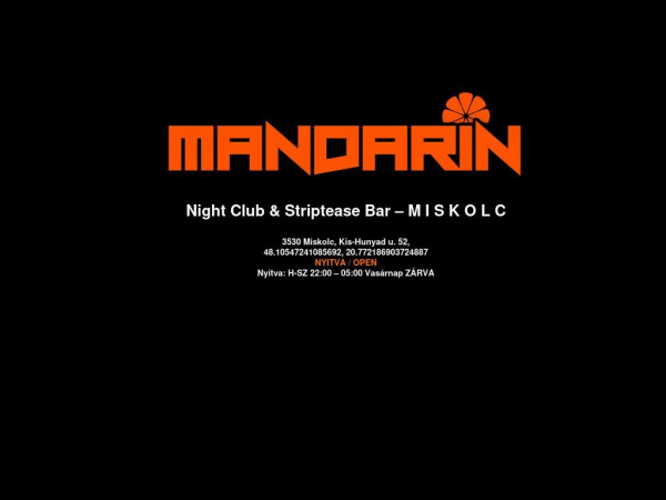 mandarinnightclub.hu