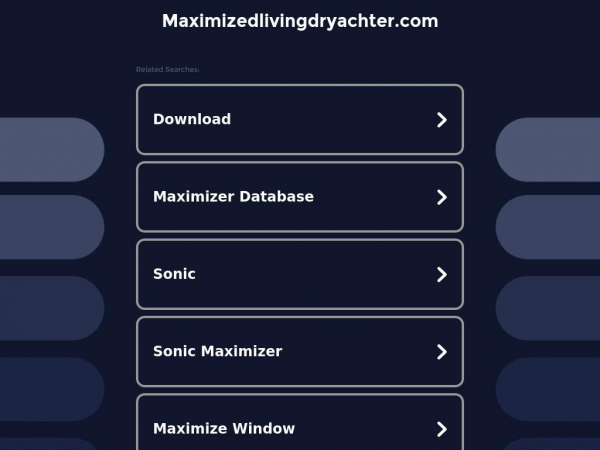 maximizedlivingdryachter.com