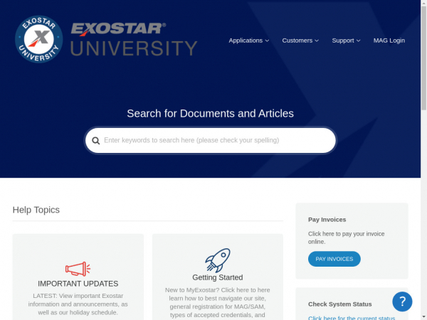 myexostar.com