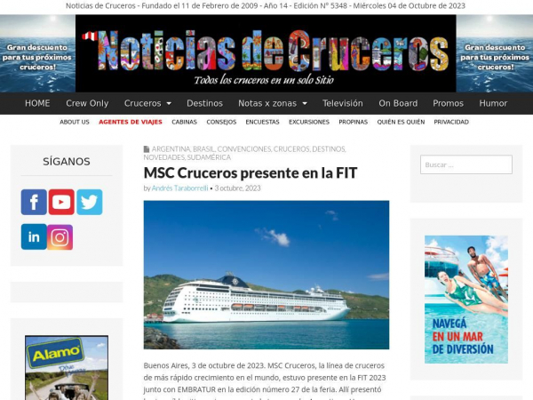 noticiasdecruceros.com