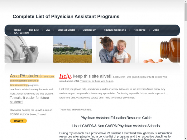 physicianassistantprograms.synthasite.com