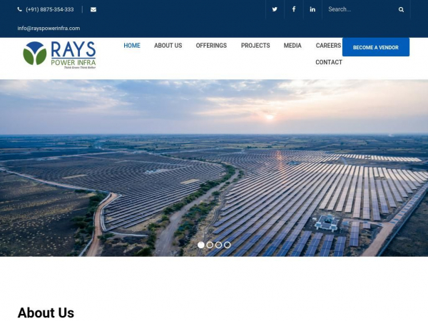 rayspowerinfra.com