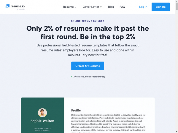 resume.io