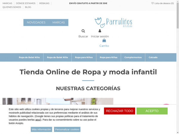 ropaymodainfantil.es