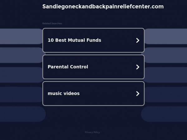 sandiegoneckandbackpainreliefcenter.com