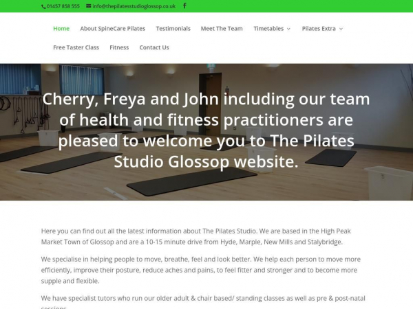 thepilatesstudioglossop.co.uk