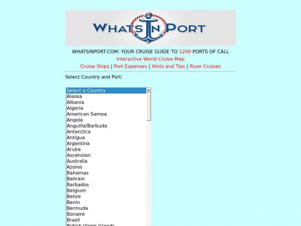 whatsinport.com